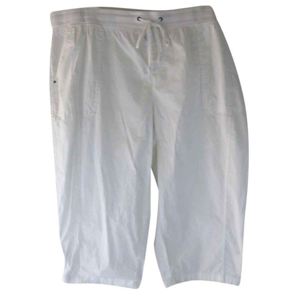 Khakis & Co Cropped Pant  24W New CottonStretch